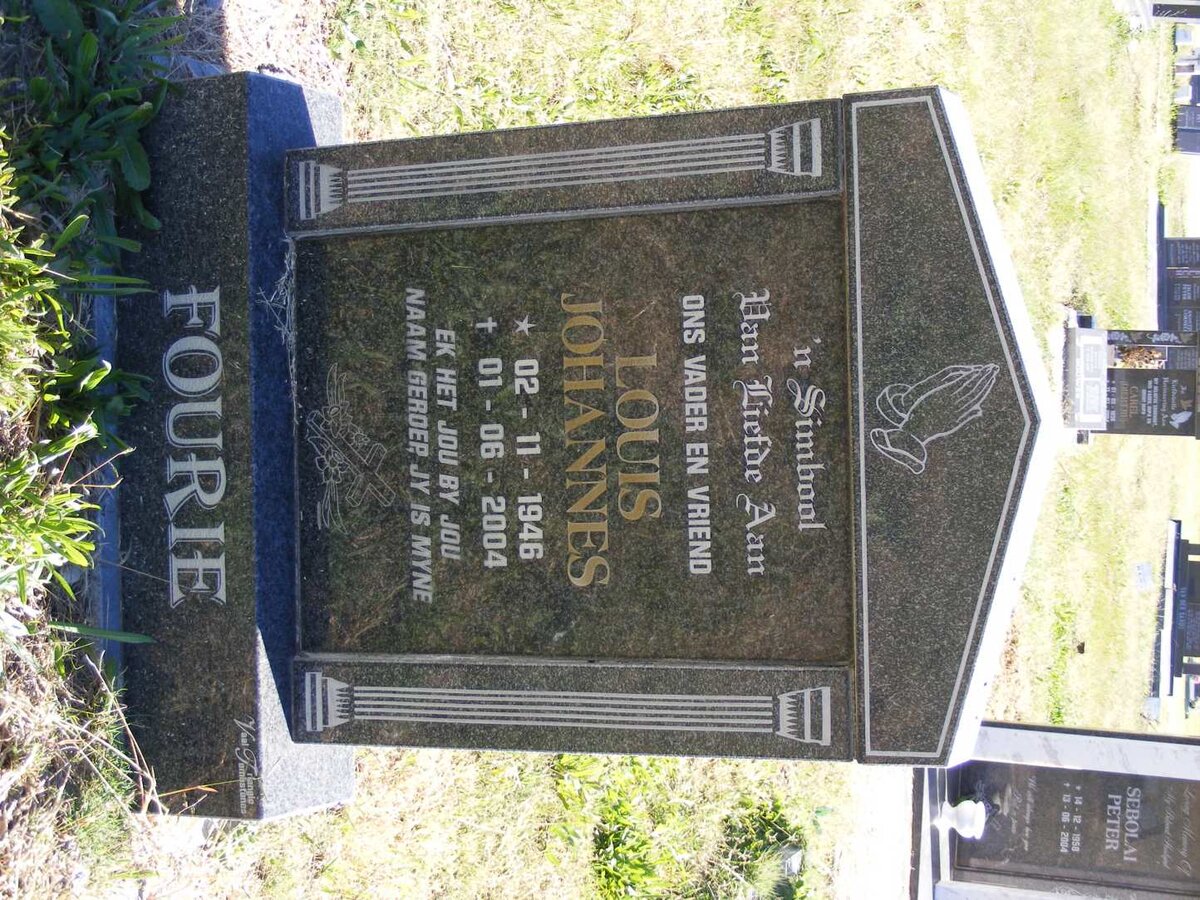 FOURIE Louis Johannes 1946-2004