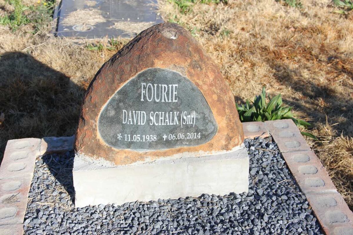 FOURIE David Schalk 1938-2014