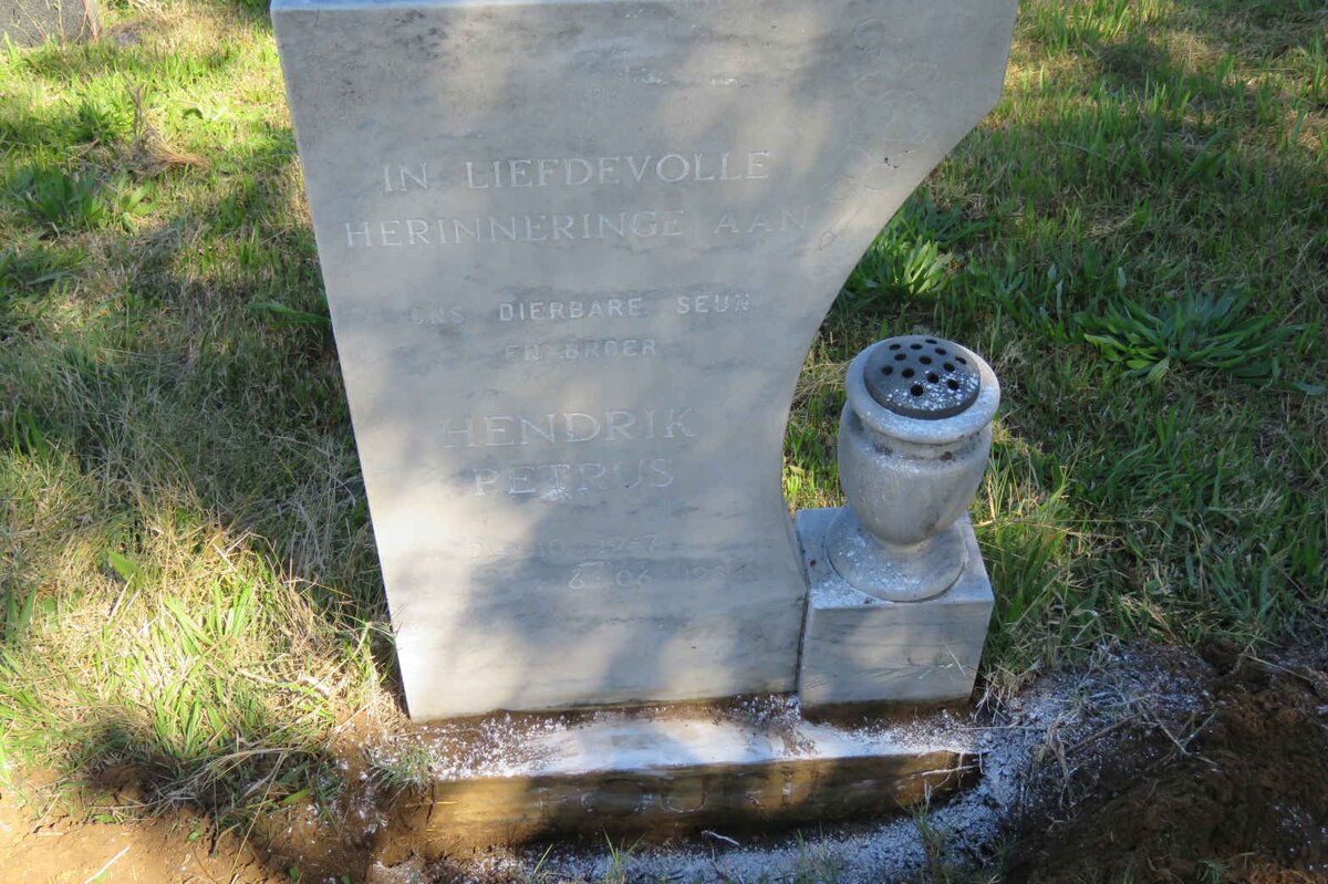 FOURIE Hendrik Petrus 1967-1984