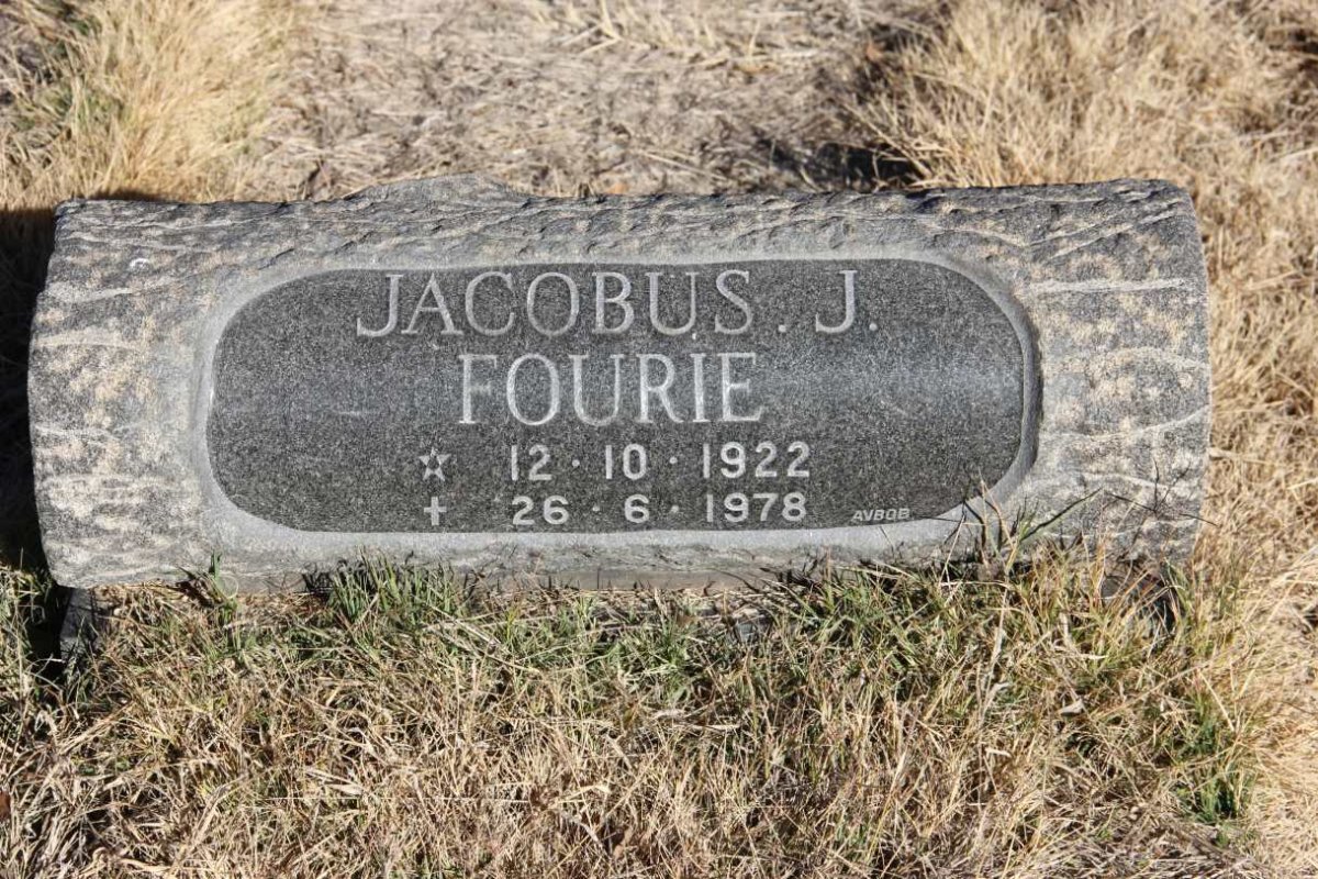 FOURIE Jacobus J. 1922-1978