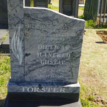 FORSTER Dietmar Manfred Gustav 1936-2006