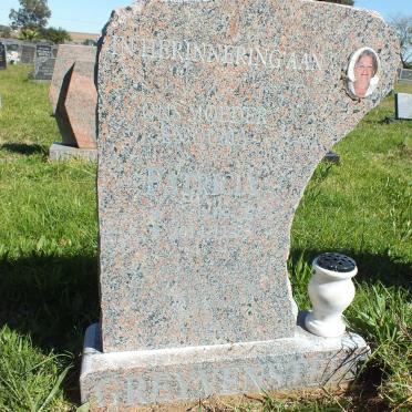 GREYVENSTEIN Patricia 1950-2014