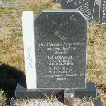 GRANGE Catharina Wilhelmina, la 1964-1996