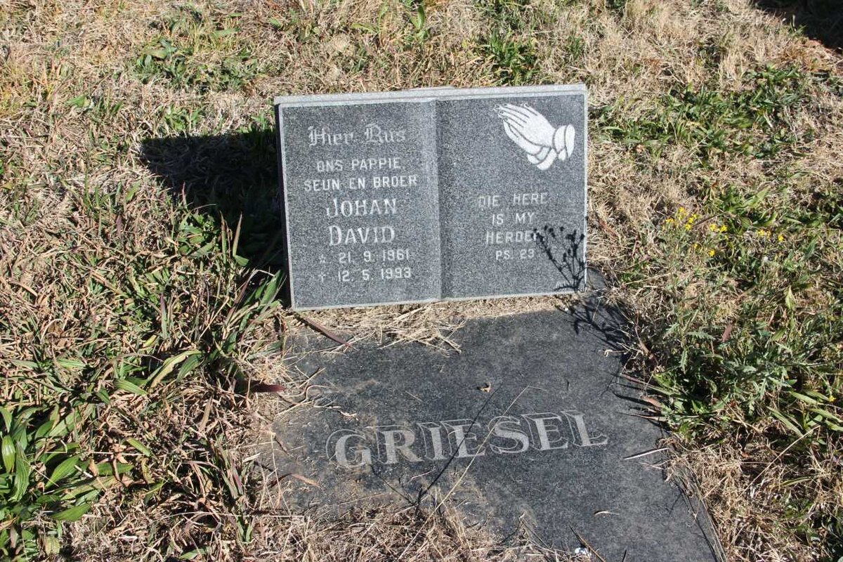 GRIESEL Johan David 1961-1993