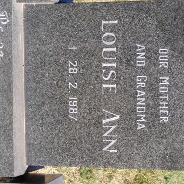 GREEFF Kenneth -1986 &amp; Louise Ann -1987