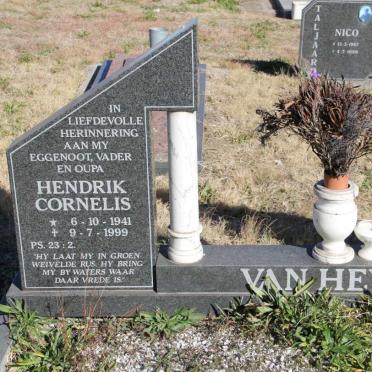 HEYST Hendrik Cornelis, van 1941-1999