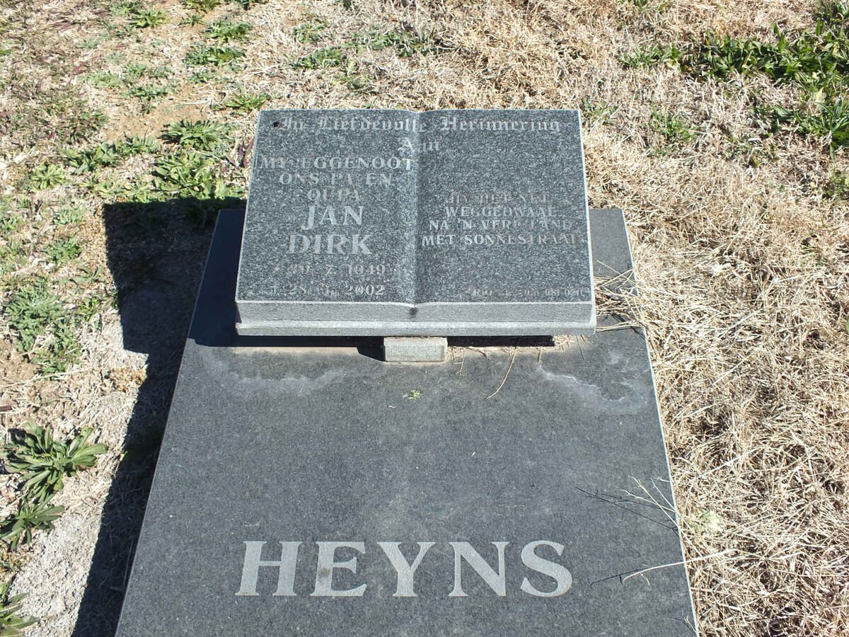 HEYNS Jan Dirk 1919-2002