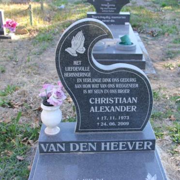 HEEVER Christiaan Alexander, van den 1973-2009