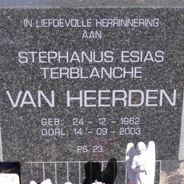 HEERDEN Stephanus Esias Terblanche, van 1962-2003