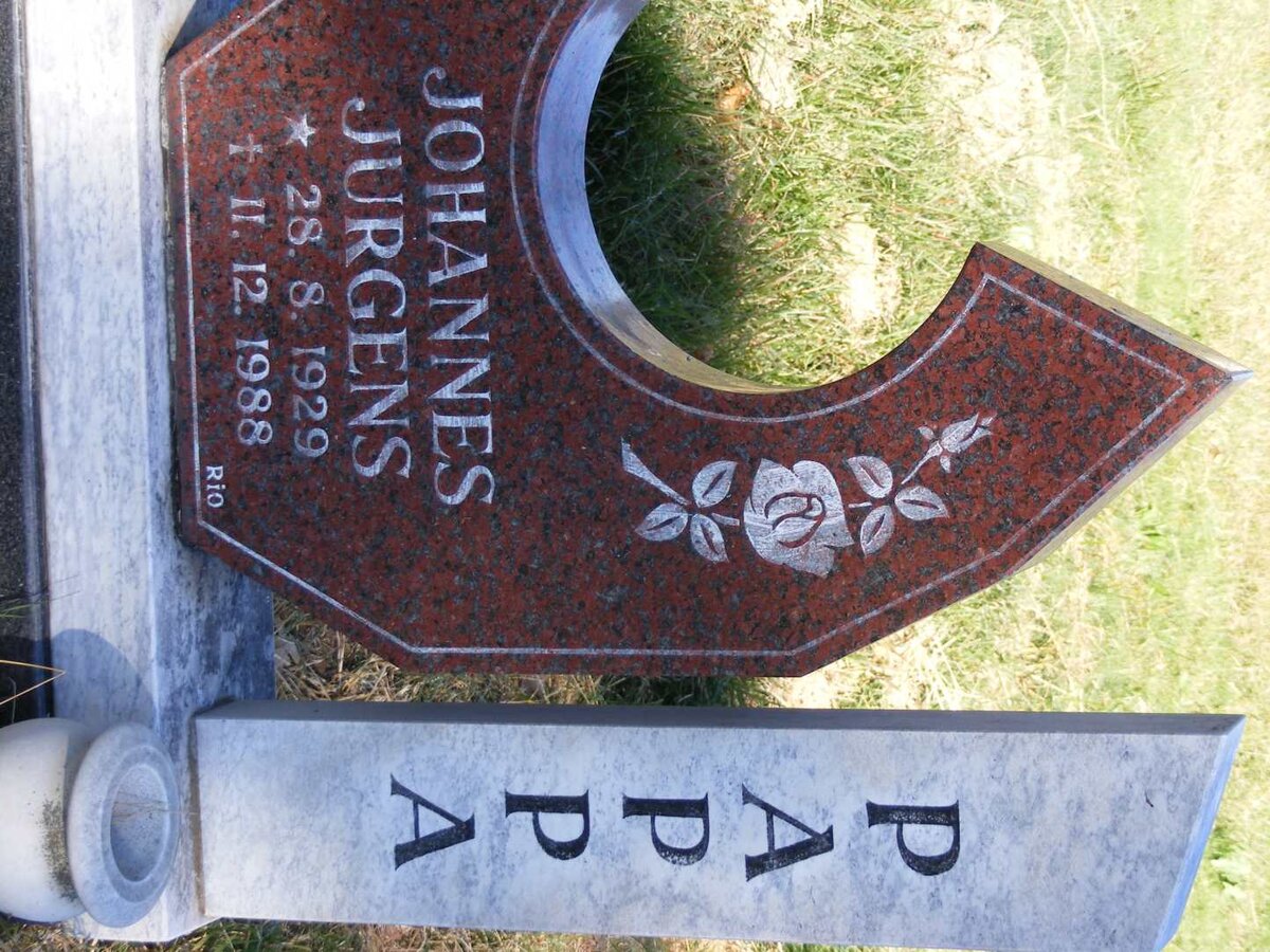 HENDRIKS Johannes Jurgens 1929-1988 &amp; Susanna Maria 1934-