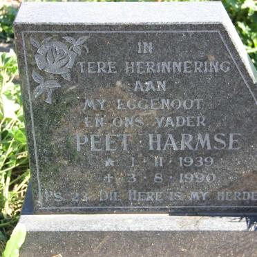 HARMSE Peet 1939-1990