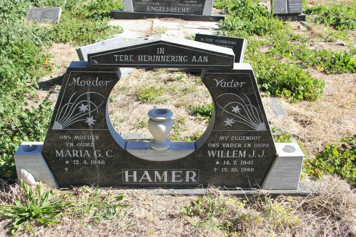 HAMER Willem J.J. 1941-1988 &amp; Maria G.C. 1946-
