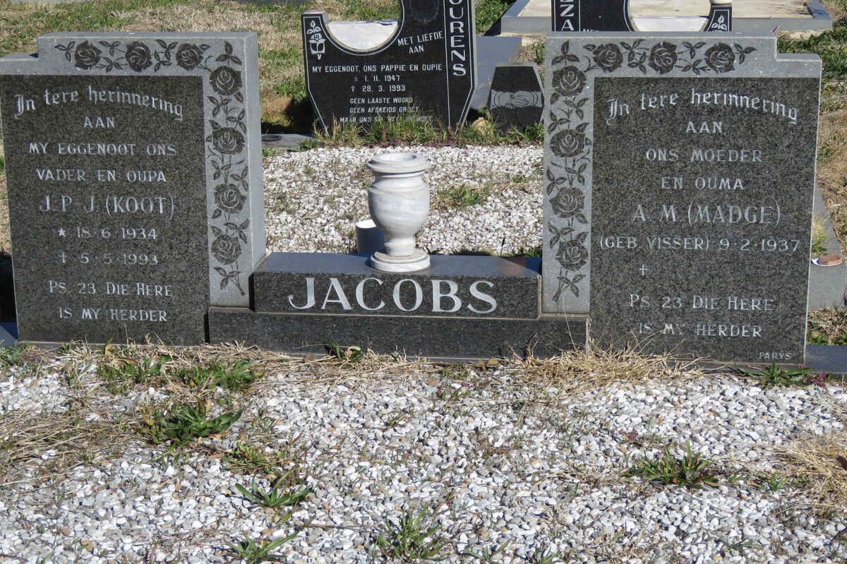 JACOBS J.P.J. 1934-1993 &amp; A.M. VISSER 1937-