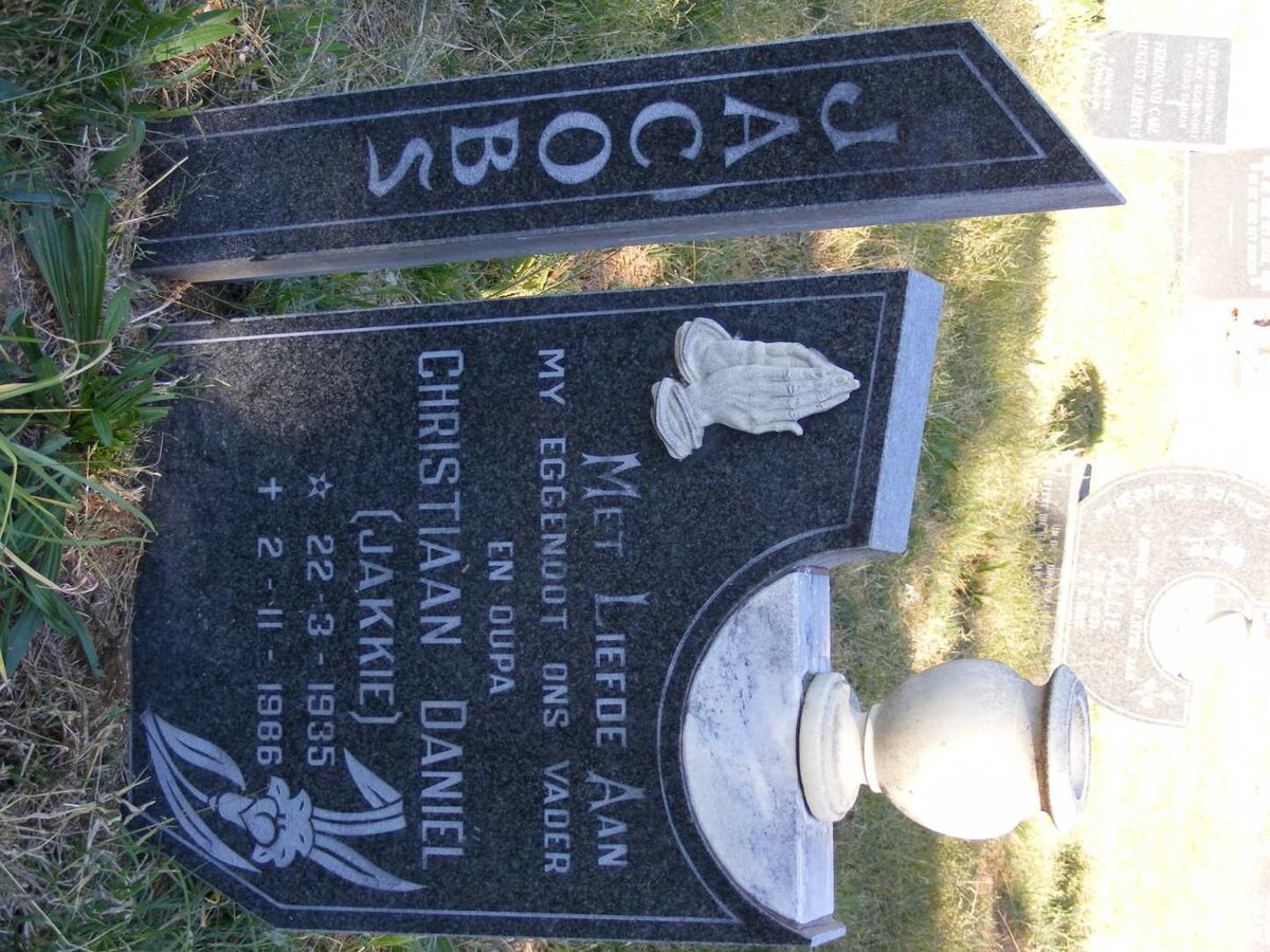 JACOBS Christiaan Daniël 1935-1986