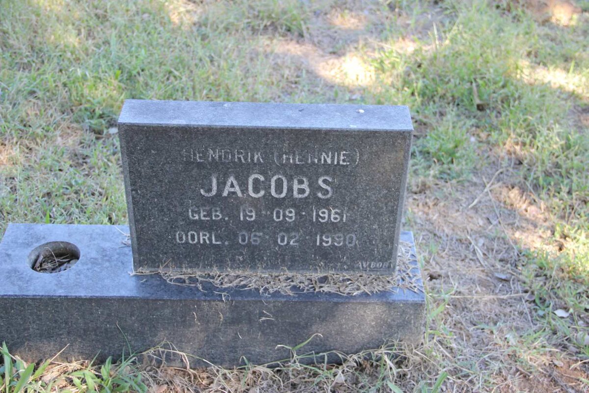 JACOBS Hendrik 1961-1990