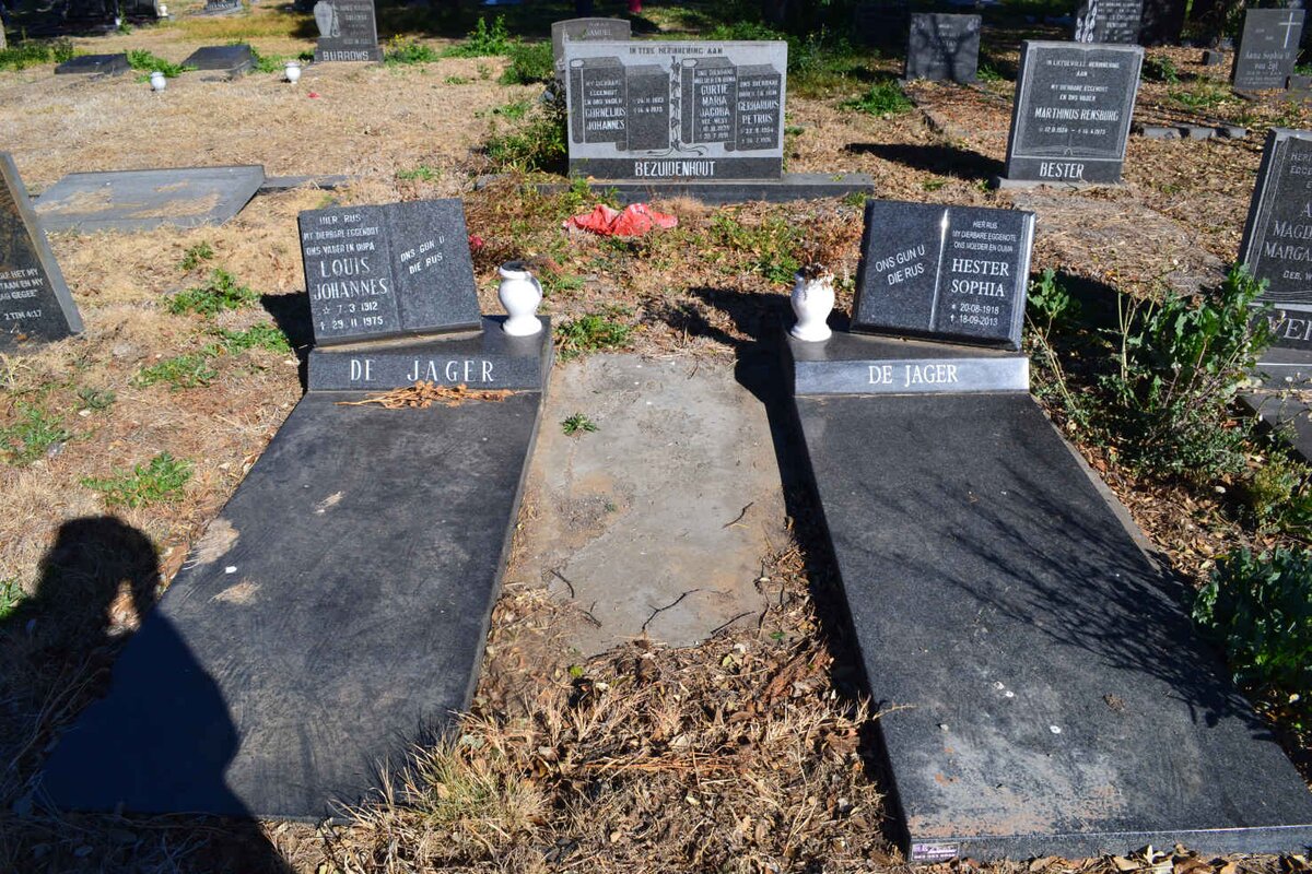 JAGER Louis Johannes, de 1912-1975 &amp; Hester Sophia 1918-2013