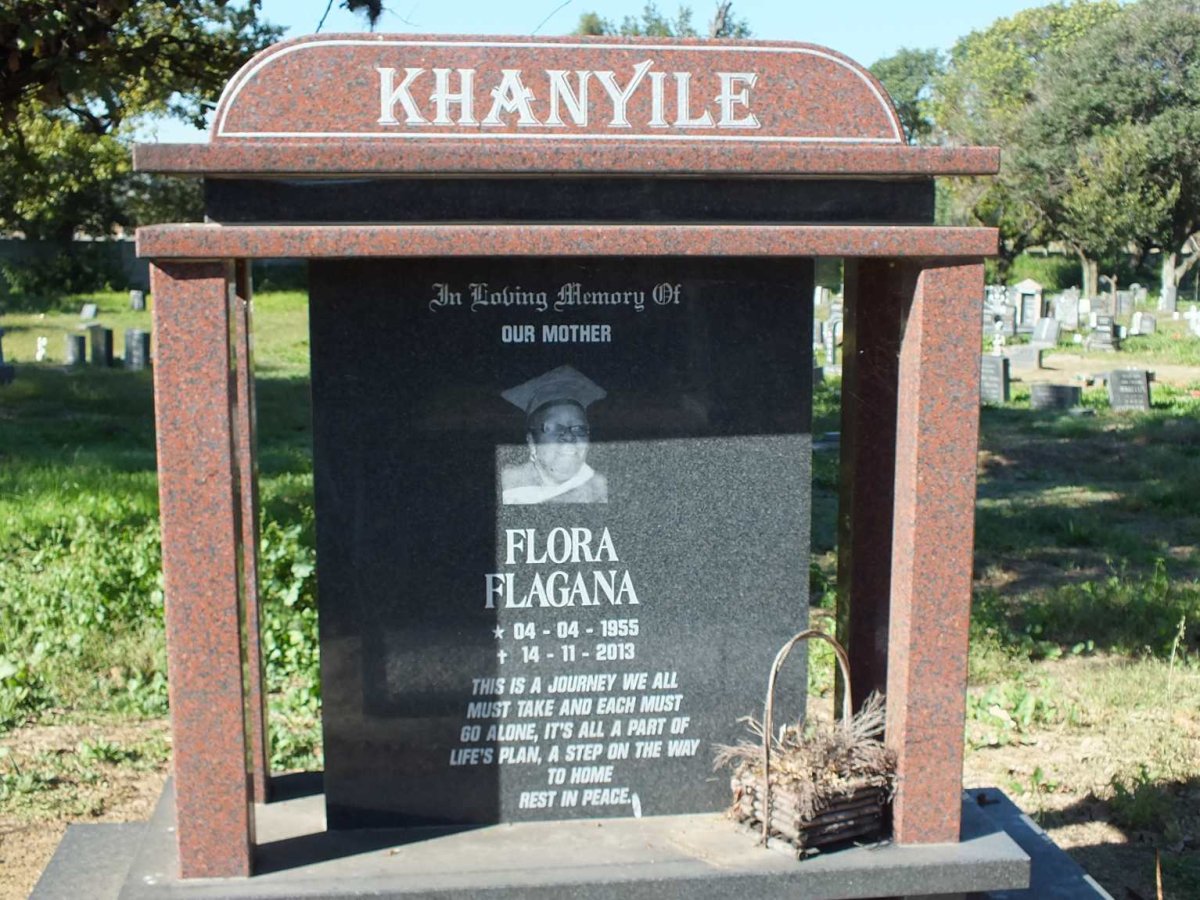 KHANYILE Flora Flagana 1955-2013