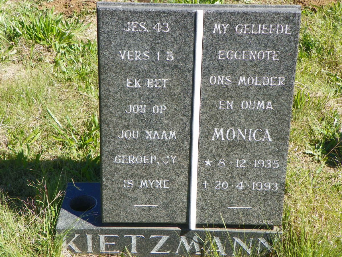 KIETZMANN Monica 1935-1993