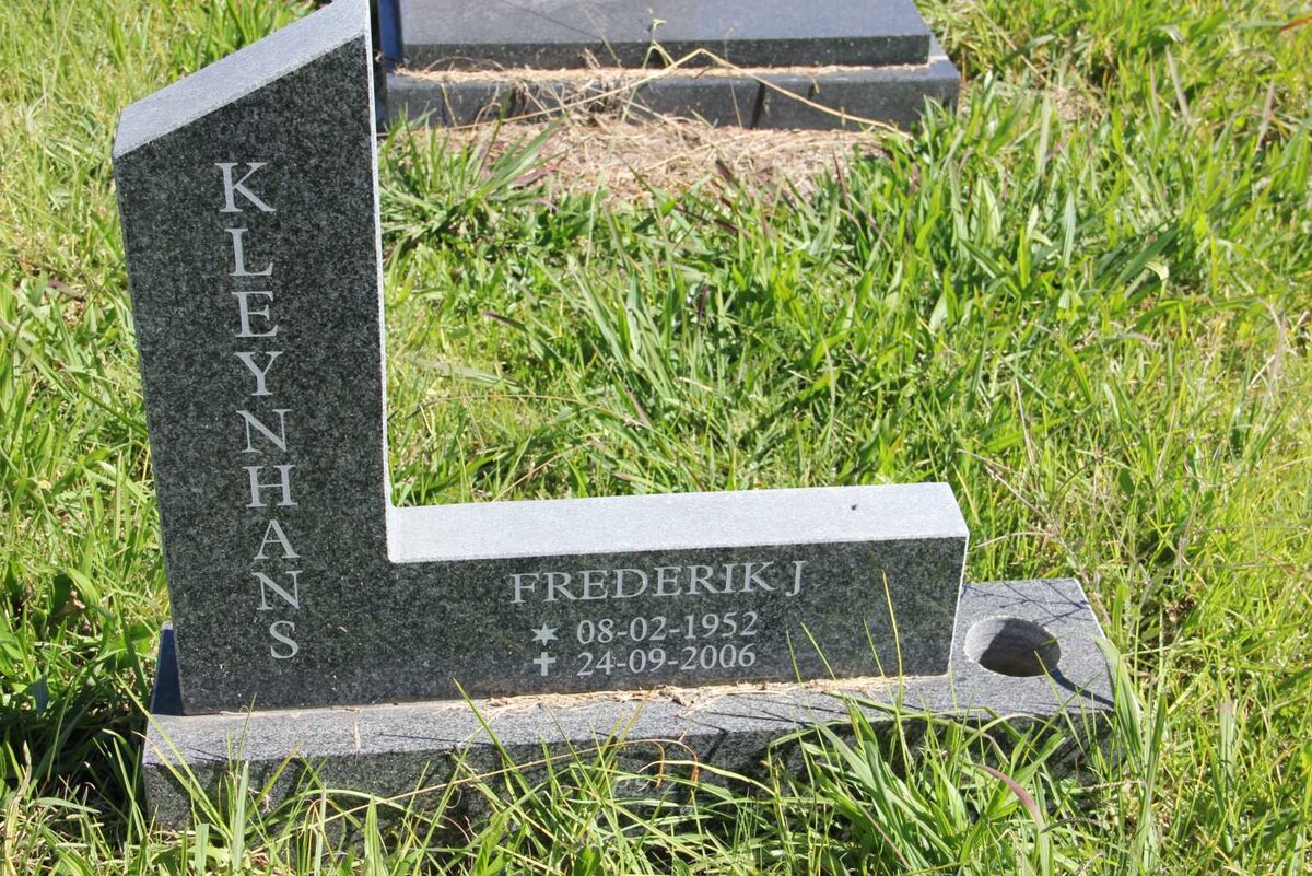 KLEYNHANS Frederik J. 1952-2006