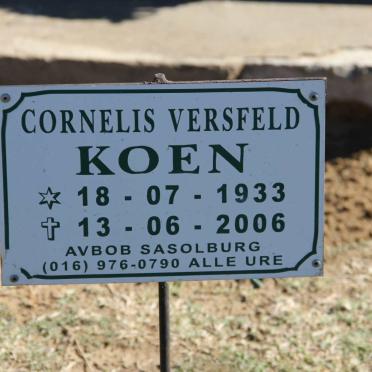 KOEN Cornelis Versfeld 1933-2006