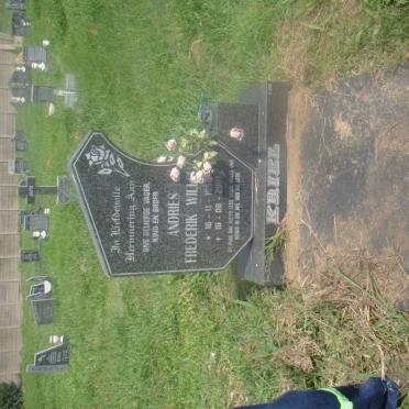 KRIEL Andries Frederik Willem 1958-2001