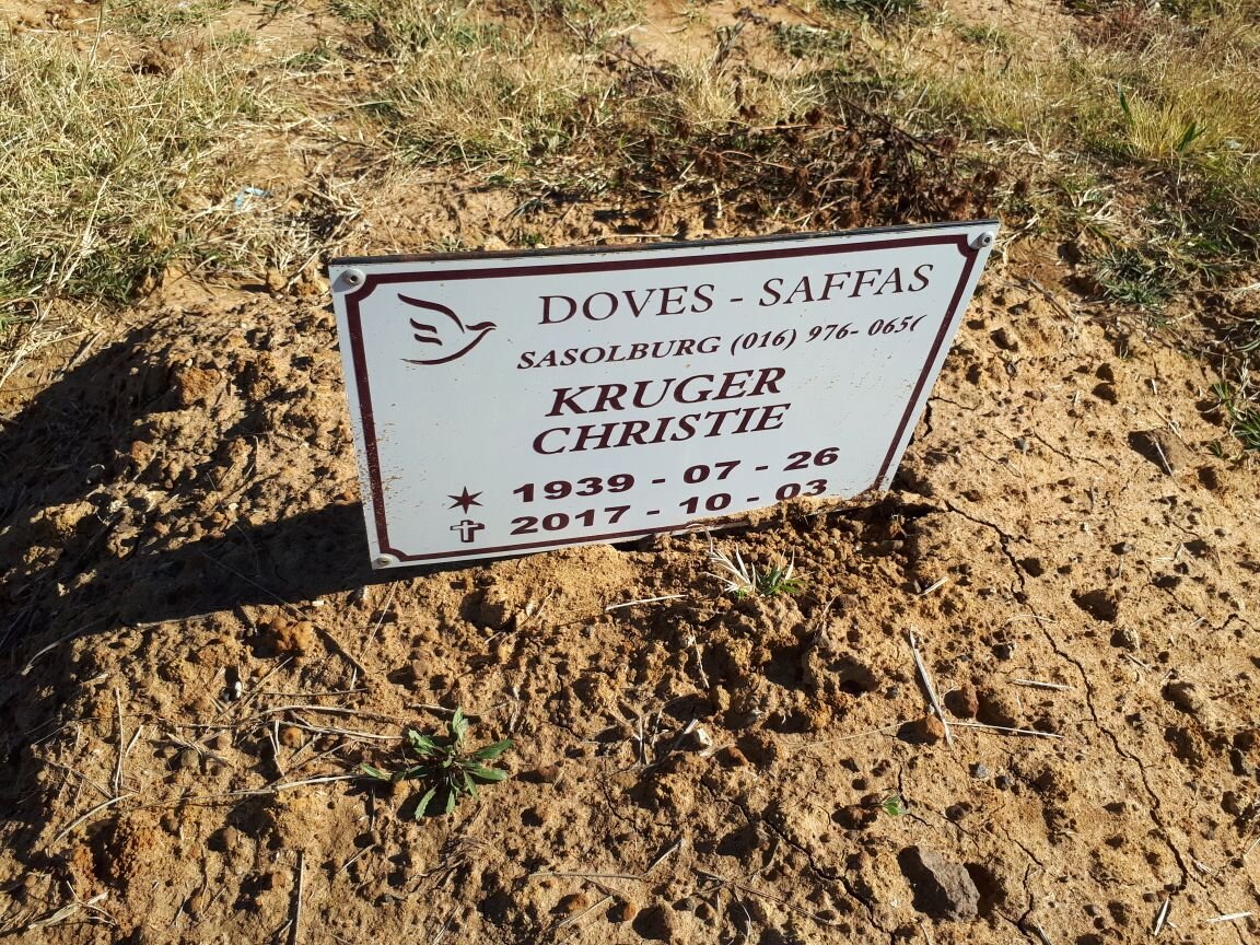 KRUGER Christie 1939-2017