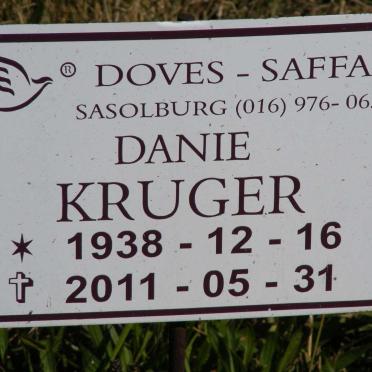 KRUGER Danie 1938-2011