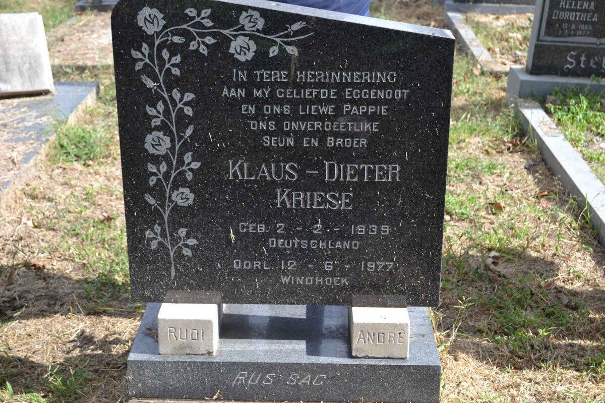 KRIESE Klaus-Dieter 1939-1977