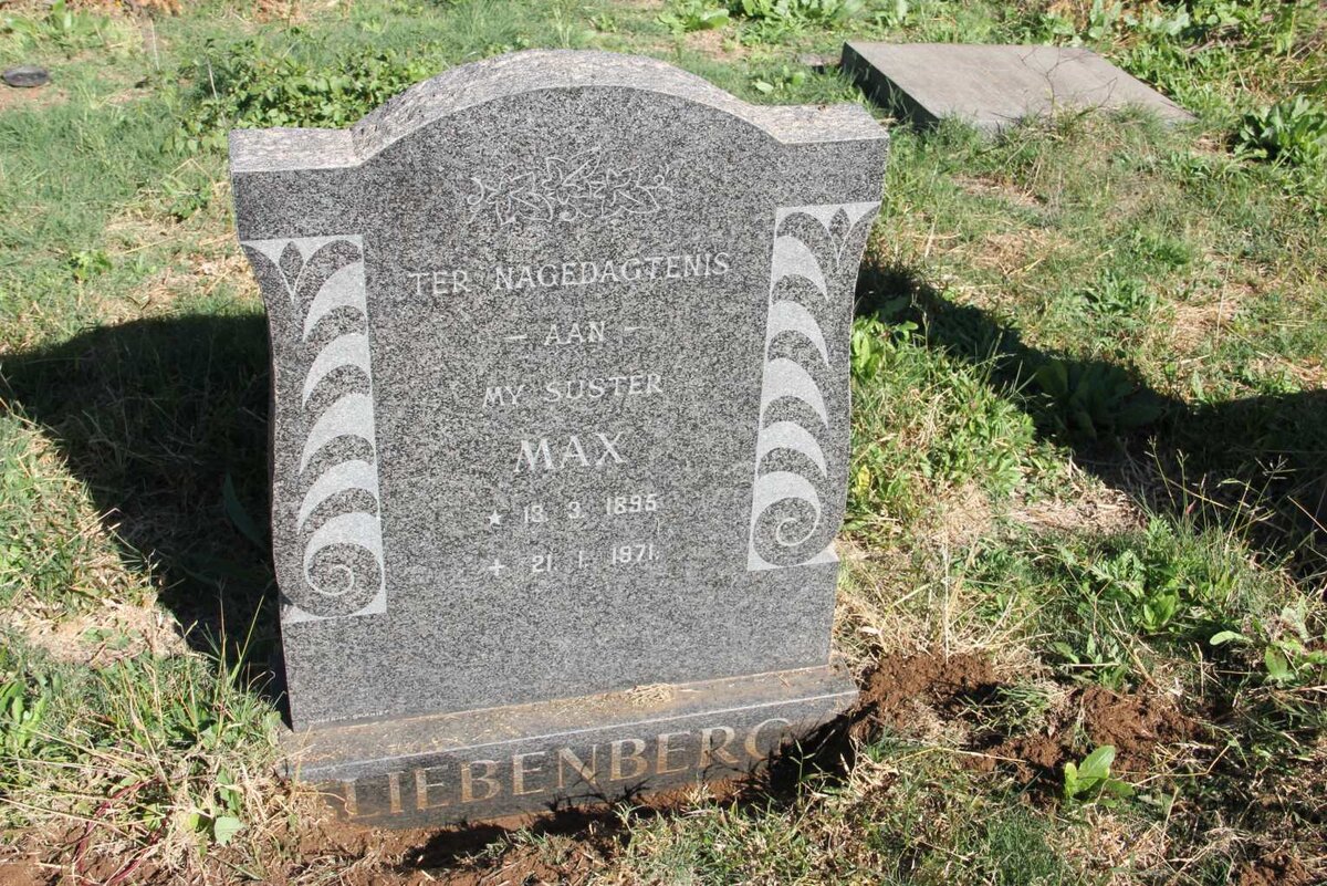 LIEBENBERG Max 1895-1971