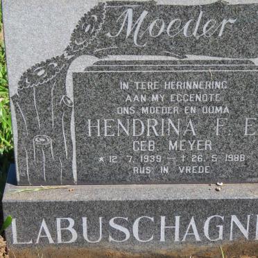 LABUSCHAGNE Hendrina F.E. 1939-1988