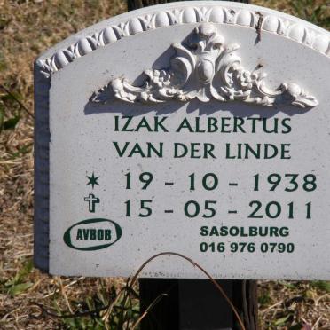 LINDE Izak Albertus, van der 1938-2011