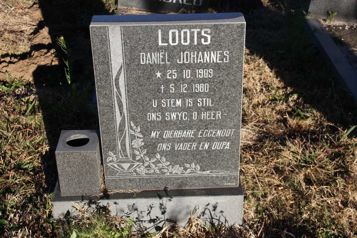 LOOTS Daniel Johannes 1909-1980