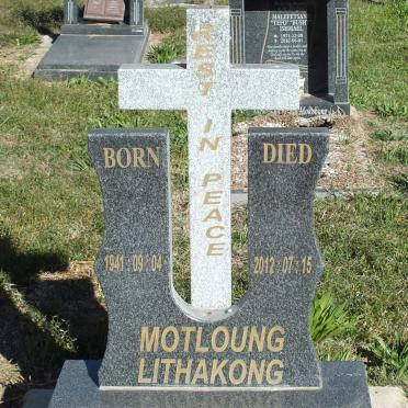 LITHAKONG Motloung 1941-2012
