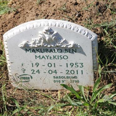 MAYEKISO Makubalo Ben 1953-2011