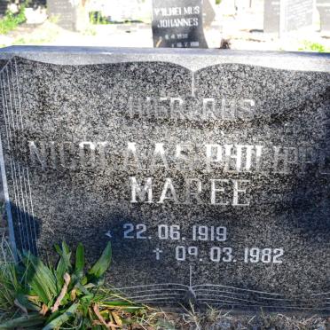 MAREE Nicolaas Philippus 1919-1982