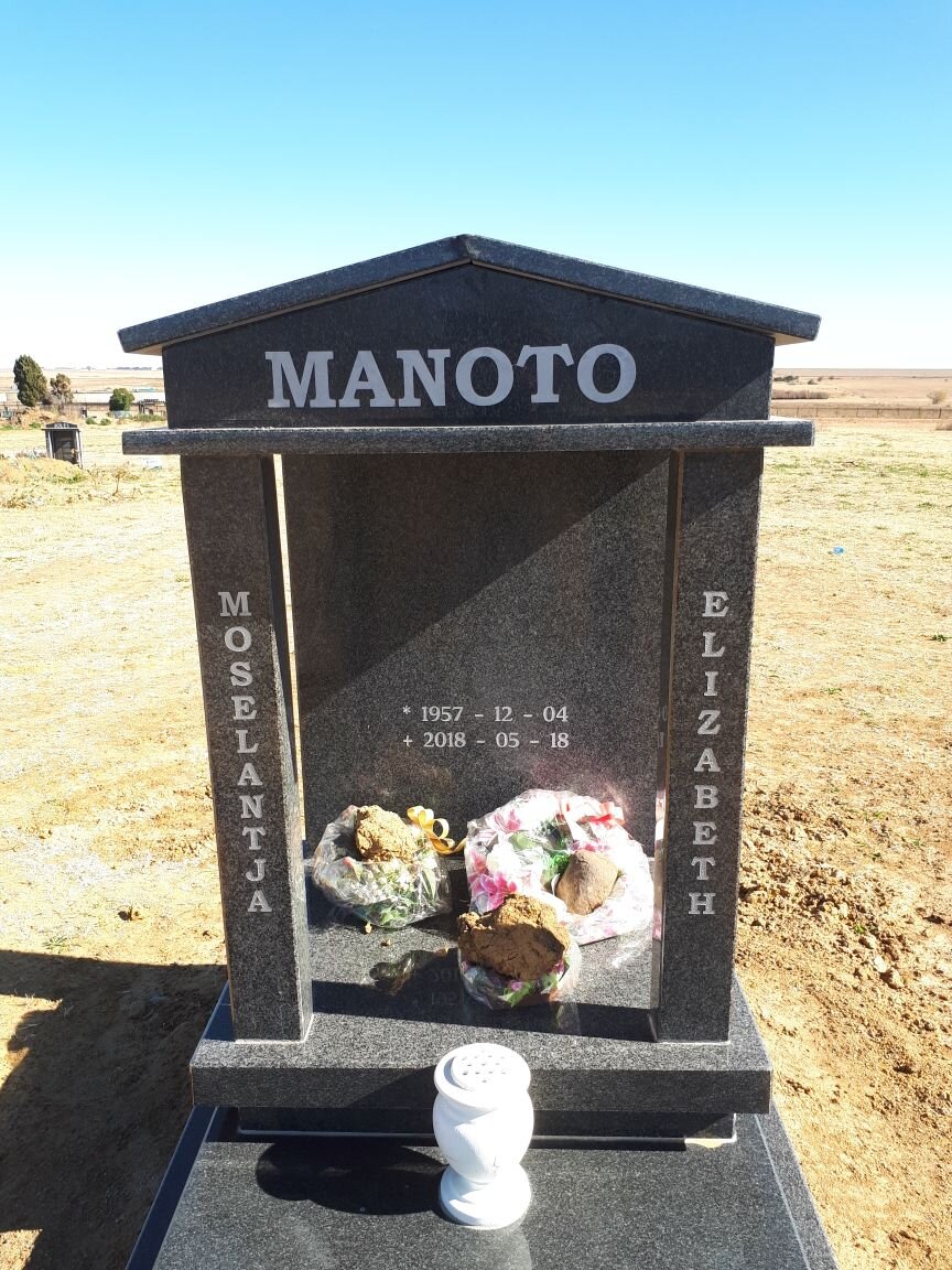 MANOTO Moselantja Elizabeth 1957-2018