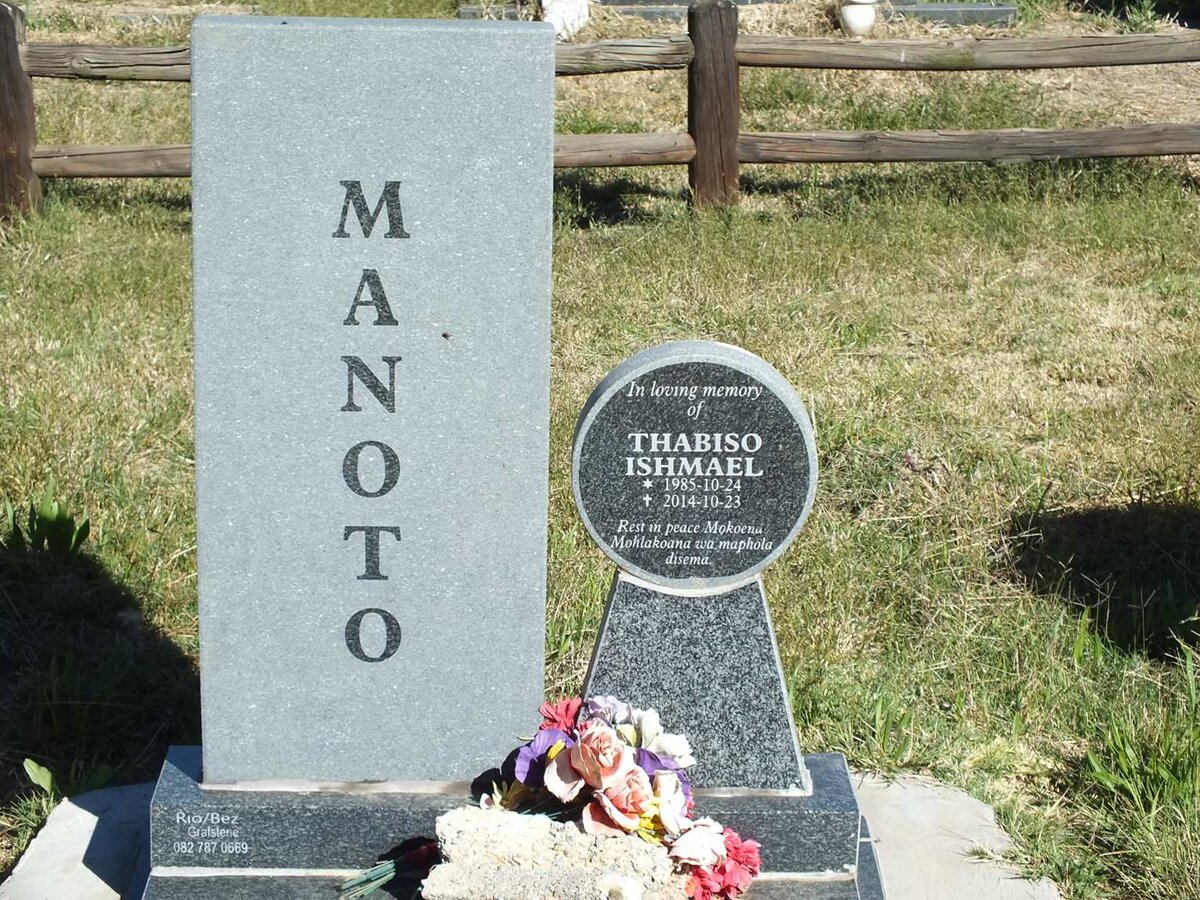MANOTO Thabiso Ishmael 1985-2014