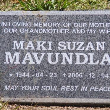 MAVUNDLA Maki Suzan 1944-2006