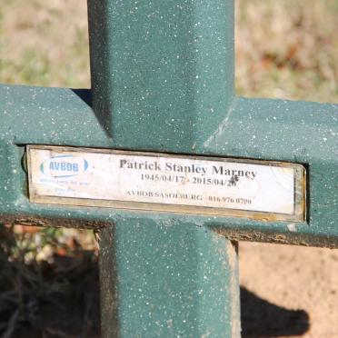 MARNEY Patrick Stanley 1945-2015