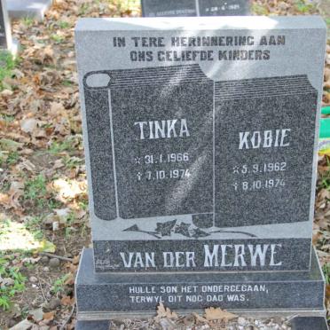 MERWE Kobie, van der 1962-1974 :: VAN DER MERWE Tinka 1966-1974