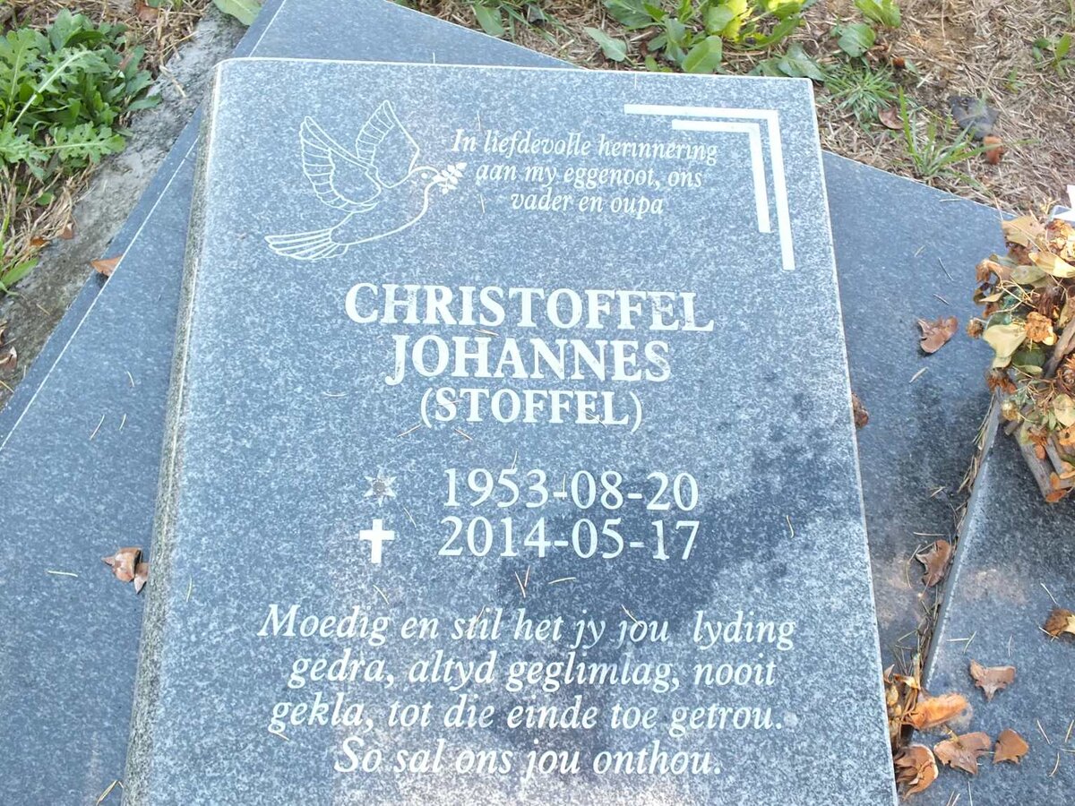 MERWE Christoffel Johannes, van der 1953-2014