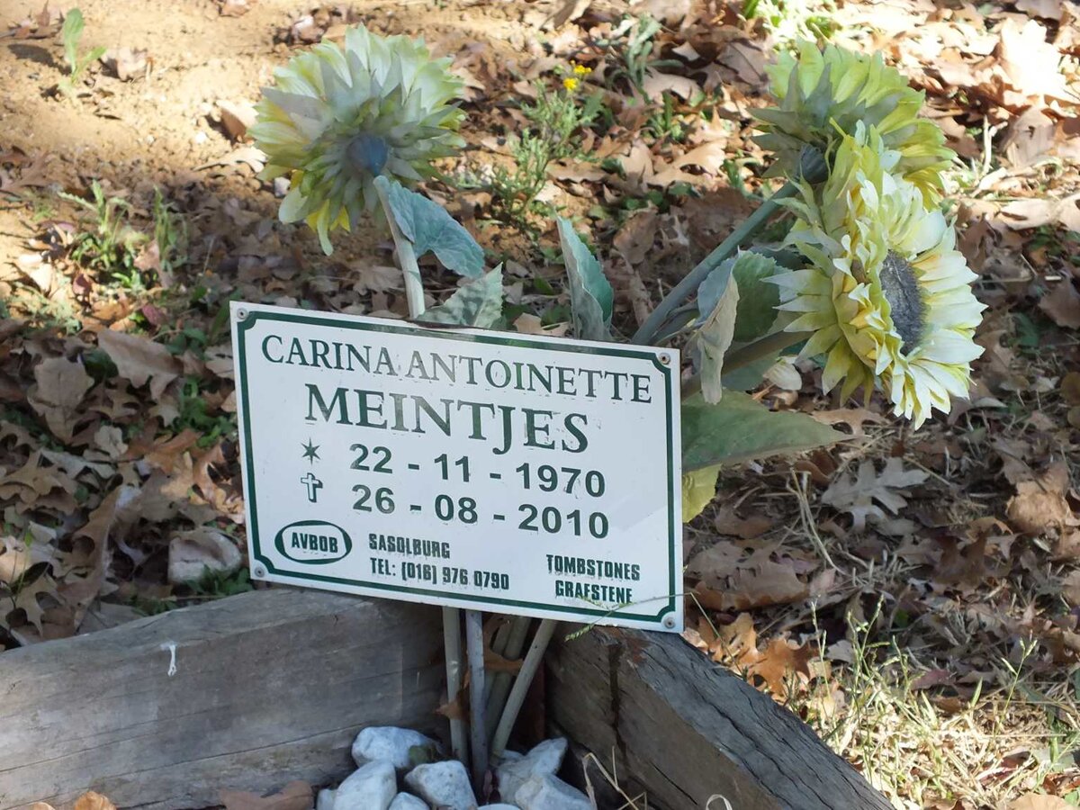 MEINTJES Carina Antoinette 1970-2010
