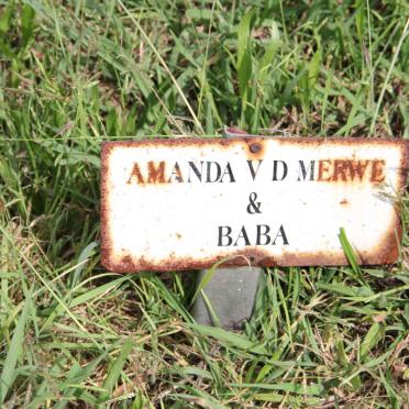 MERWE Amanda, van der ::  VAN DER MERWE Baba