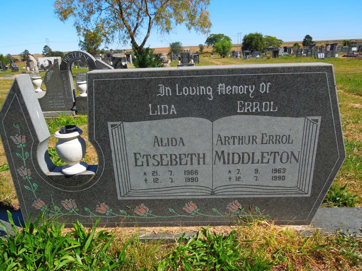 MIDDLETON Arthur Errol 1963-1990 :: ETSEBETH Alida 1966-1990