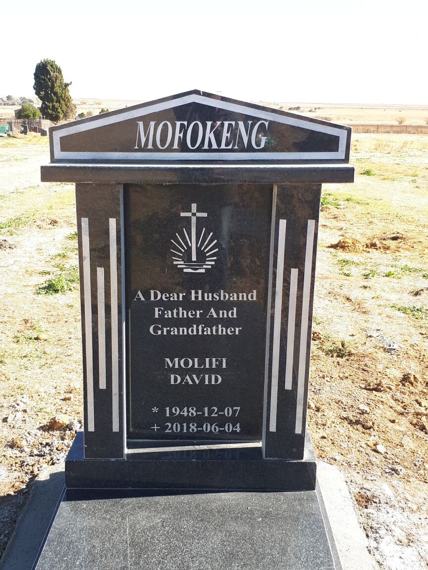 MOFOKENG Molifi David 1948-2018