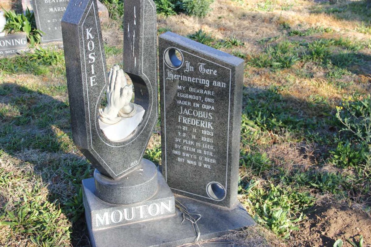 MOUTON Jacobus Frederik 1933-1985