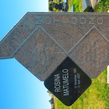 MOTLOUNG Rosina Matumelo 1926-2007