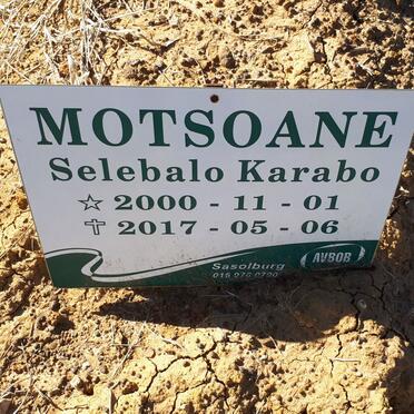 MOTSOANE Selebalo Karabo 2000-2017