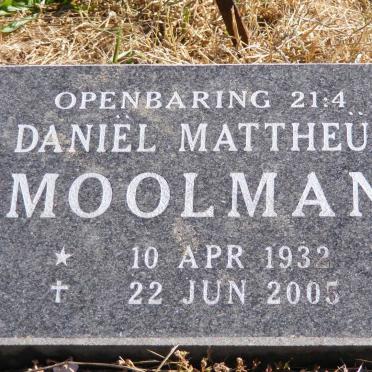 MOOLMAN Daniël Mattheüs 1932-2005
