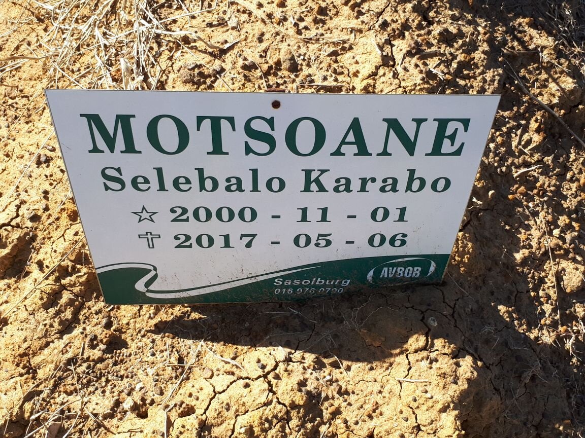 MOTSOANE Selebalo Karabo 2000-2017